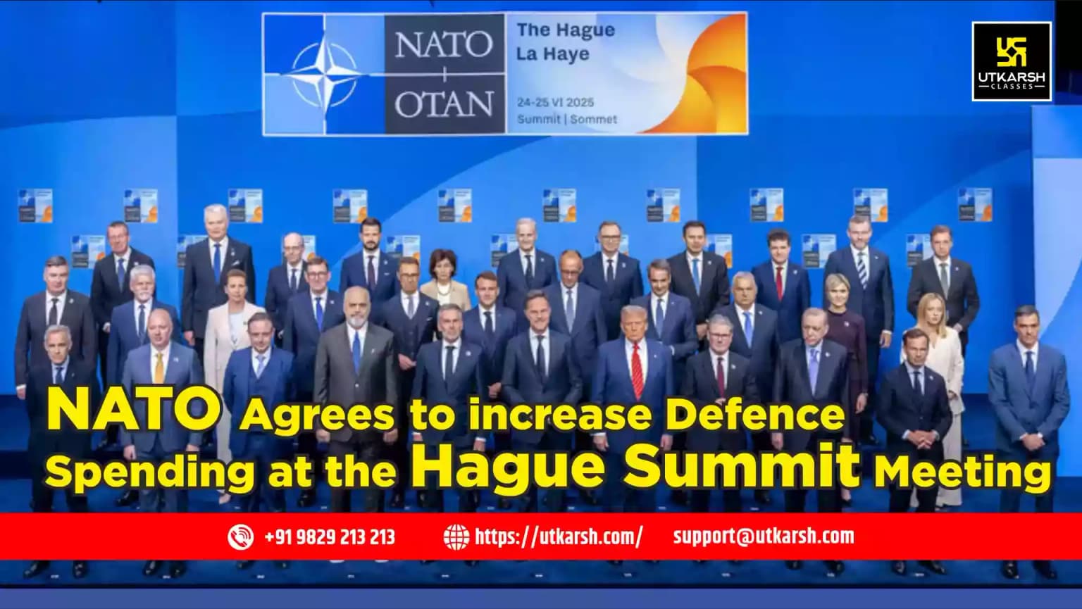 NATO Agrees to increase Defence Spending at the Hague Summit Meeting