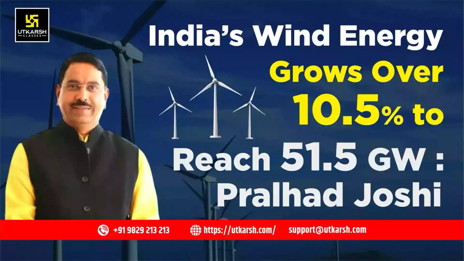 India’s Wind Energy Grows Over 10.5% to Reach 51.5 GW: Pralhad Joshi