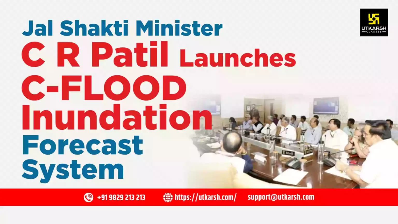 Jal Shakti Minister C R Patil Launches C-FLOOD Inundation Forecast System