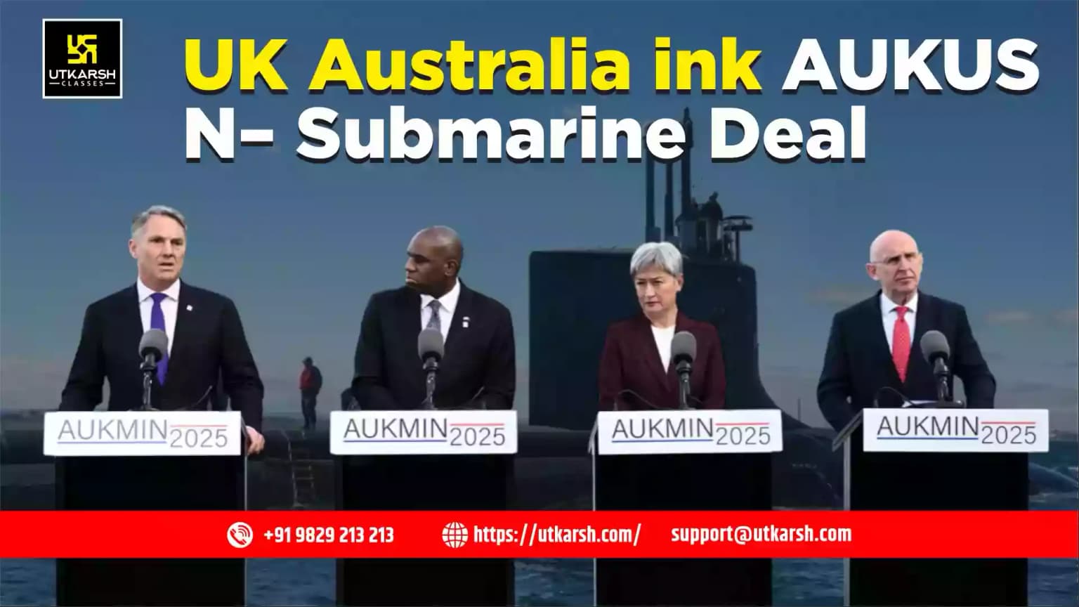 UK, Australia Sign Geelong Treaty for 50-Year AUKUS N-Submarine Pact