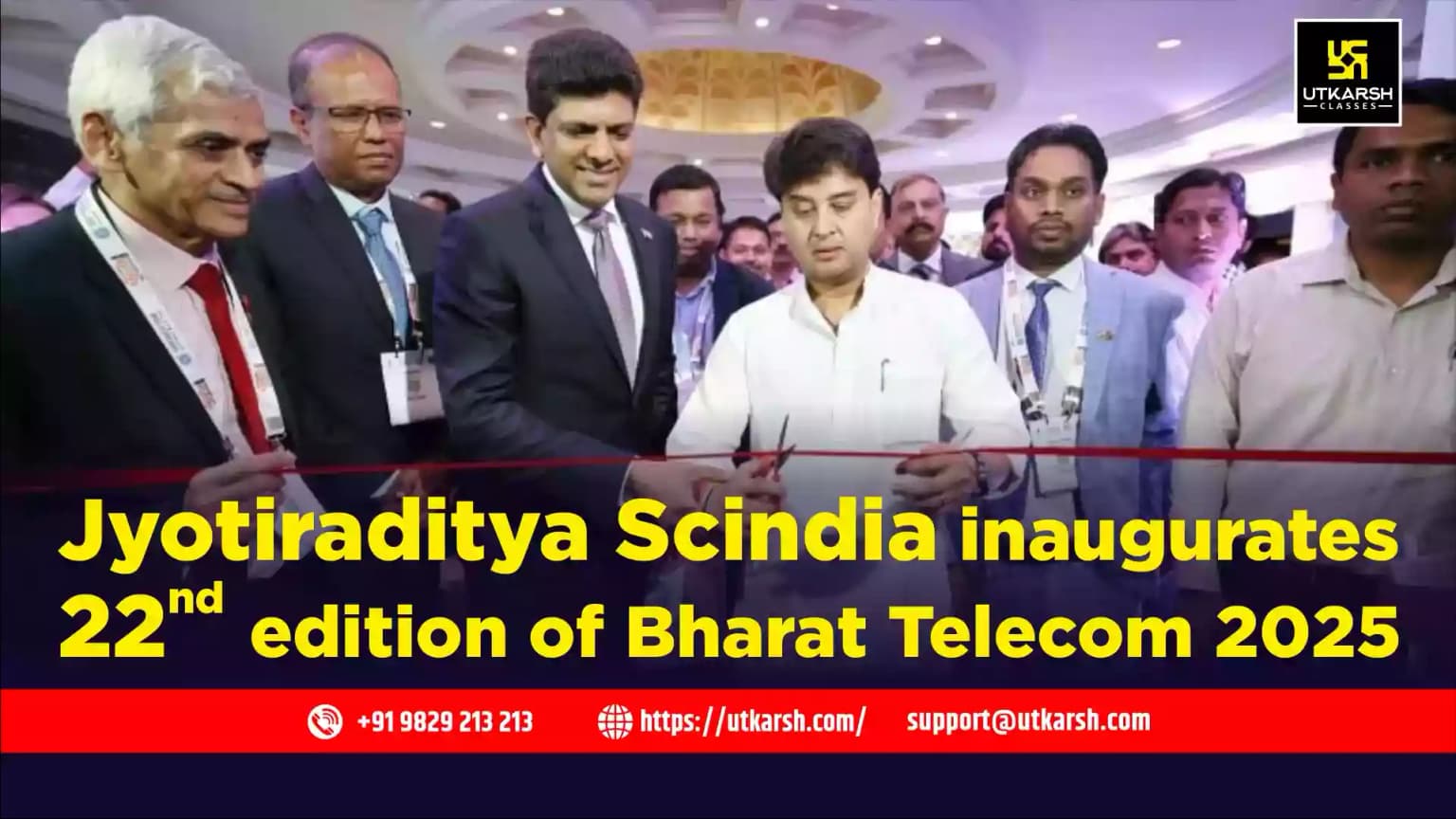 Jyotiraditya Scindia inaugurates 22nd edition of Bharat Telecom 2025
