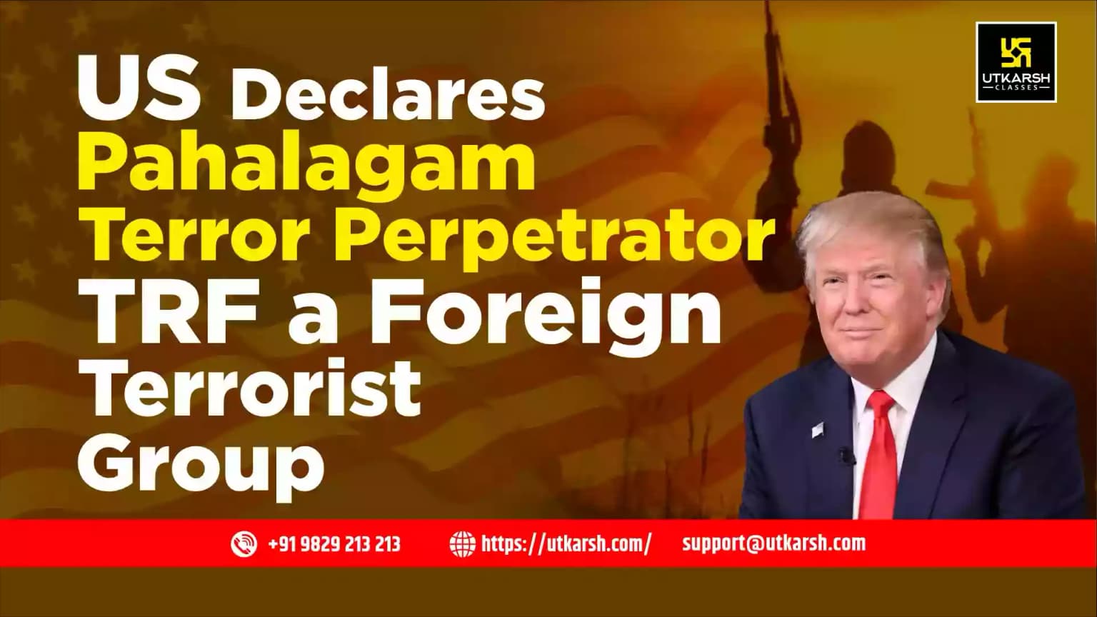 US Declares Pahalagam Terror Perpetrator TRF a Foreign Terrorist Group