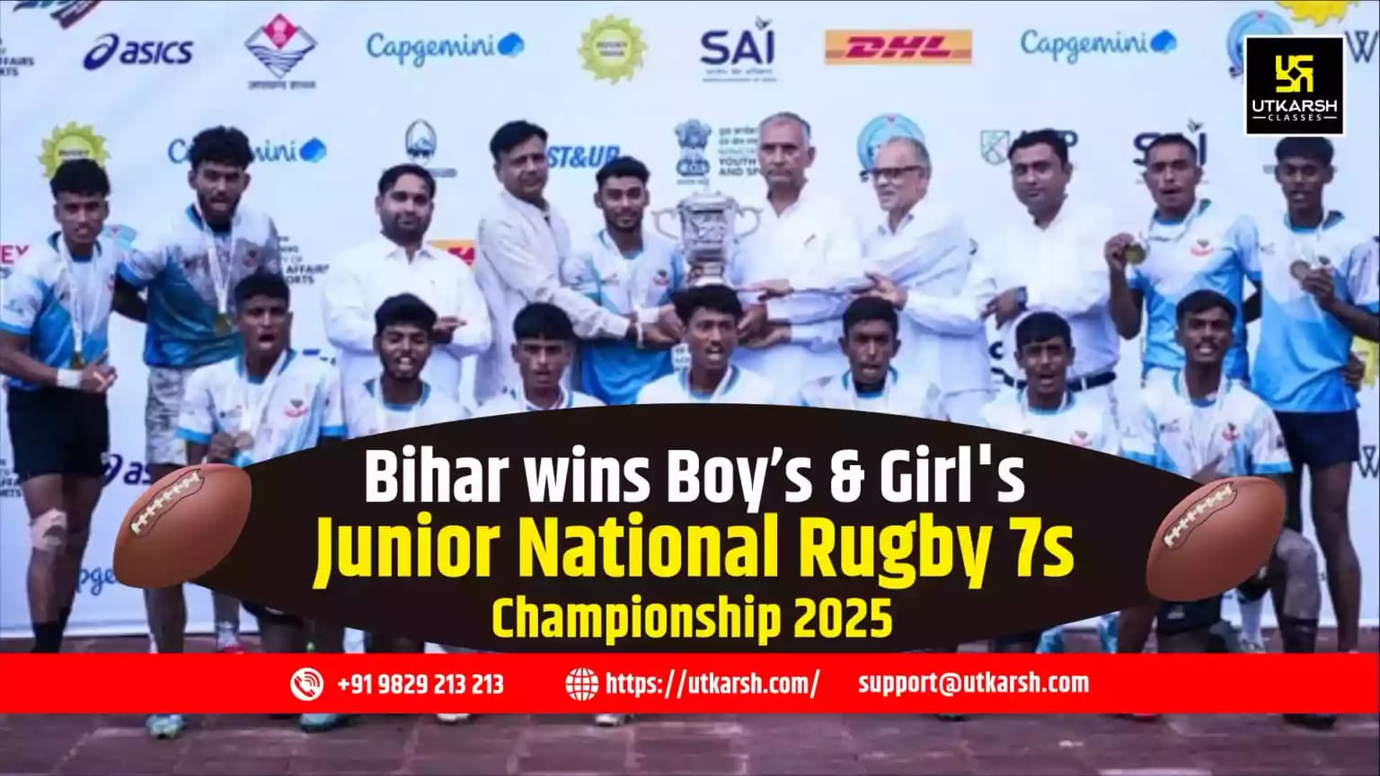 Bihar wins Boy’s & Girl's Junior National Rugby 7s Championship 2025