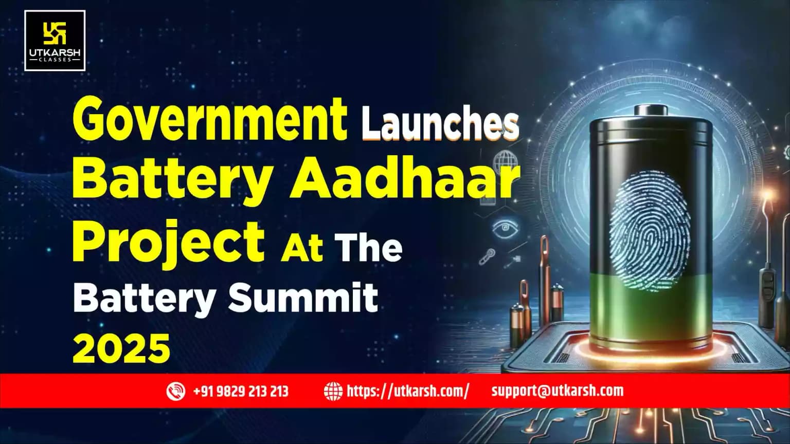 Government launches Battery Aadhaar project at the Battery Summit 2025