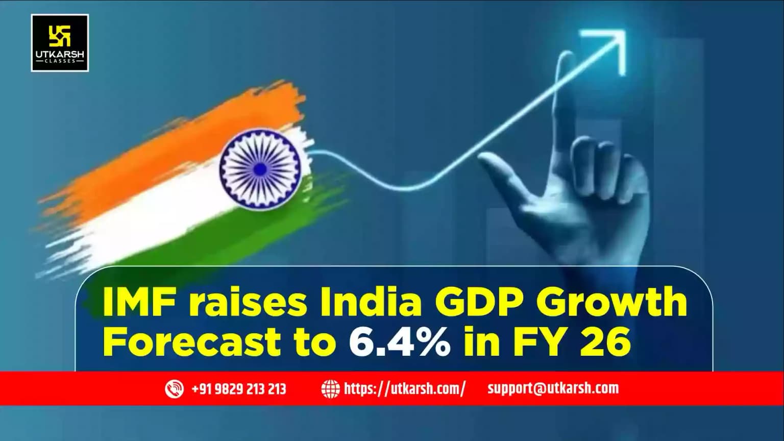 IMF Raises India’s FY26 GDP Growth Forecast to 6.4% in July Update