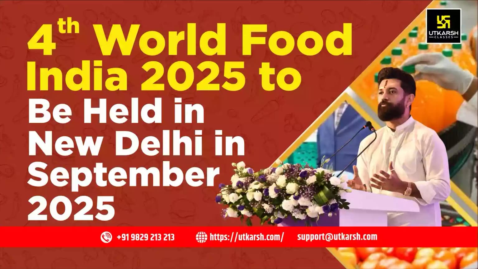 4th World Food India to Be Held in New Delhi in September 2025