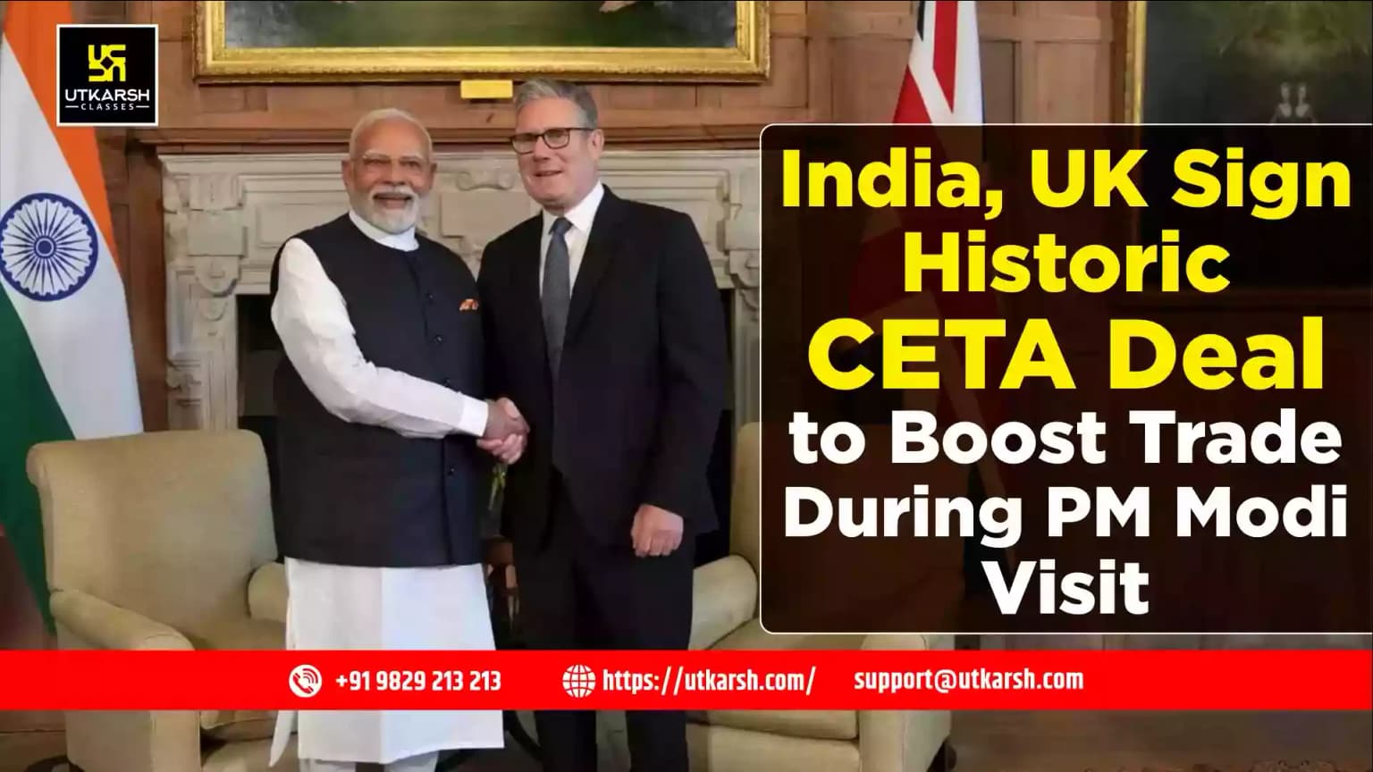 India, UK Sign Historic CETA Deal to Boost Trade During PM Modi Visit