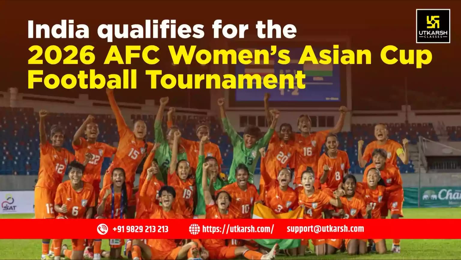 India qualifies for the 2026 AFC Women’s Asian Cup Football Tournament