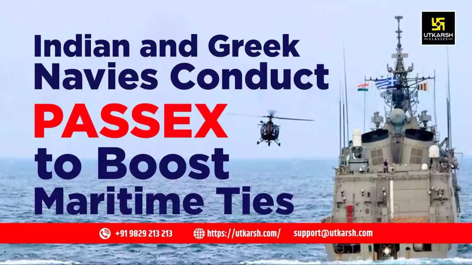 Indian and Greek Navies Conduct PASSEX to Boost Maritime Ties