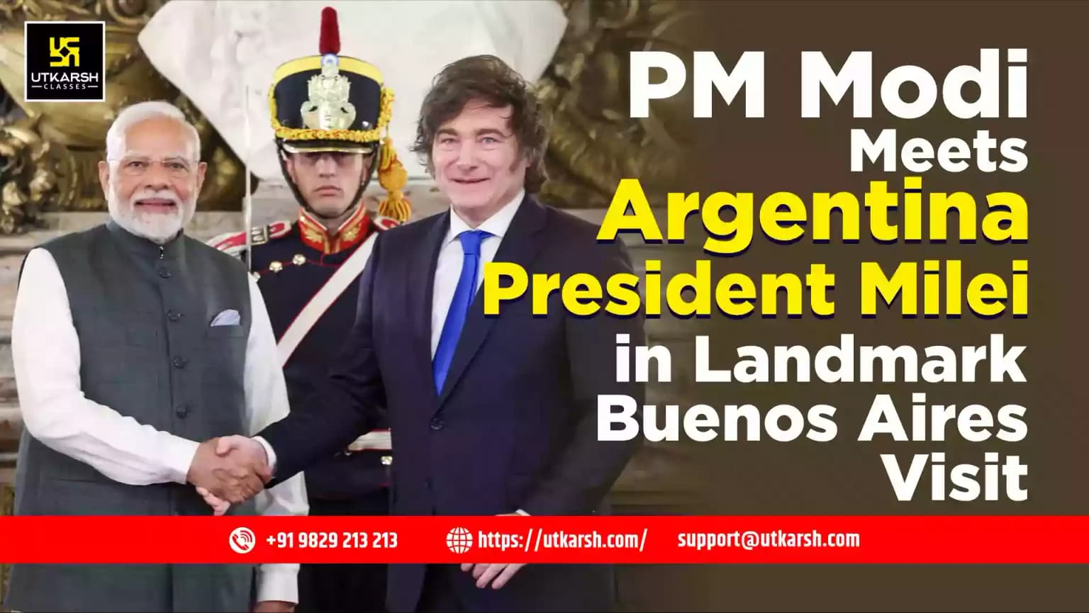 PM Modi Meets Argentina President Milei in Landmark Buenos Aires Visit