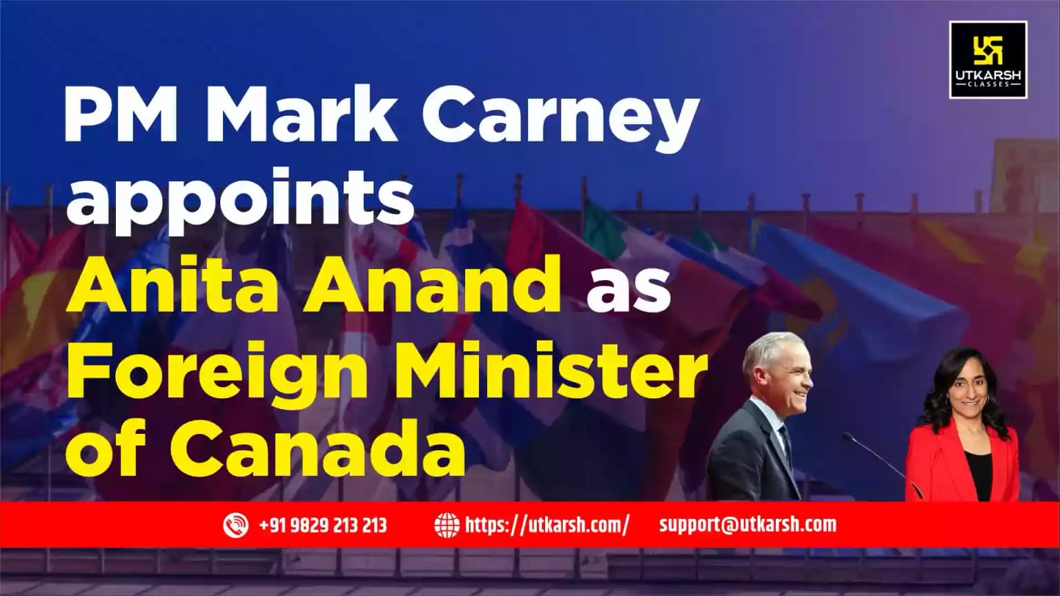 PM Mark Carney appoints Anita Anand as Foreign Minister of Canada