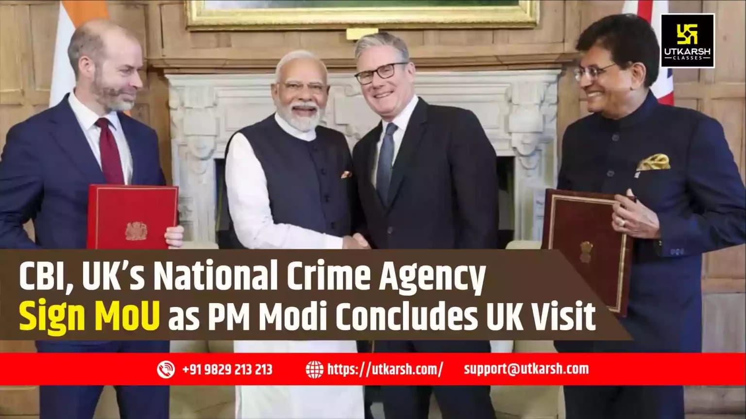CBI, UK’s National Crime Agency Sign MoU as PM Modi Concludes UK Visit