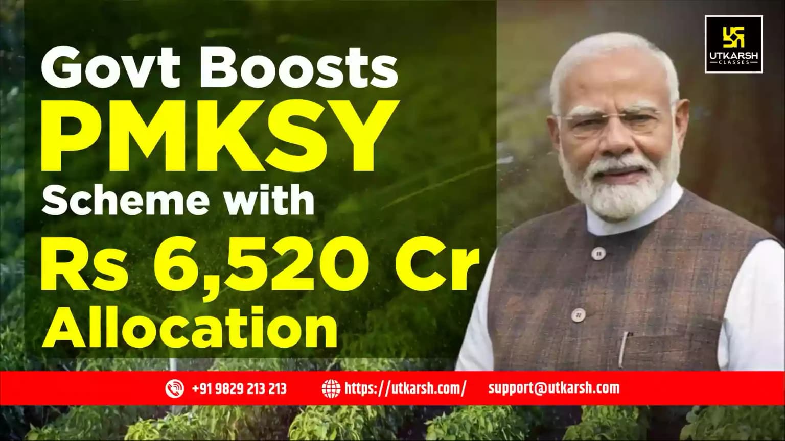 Centre Approves Rs 6,520 Cr for PM Kisan Sampada Yojana Till 2025-26
