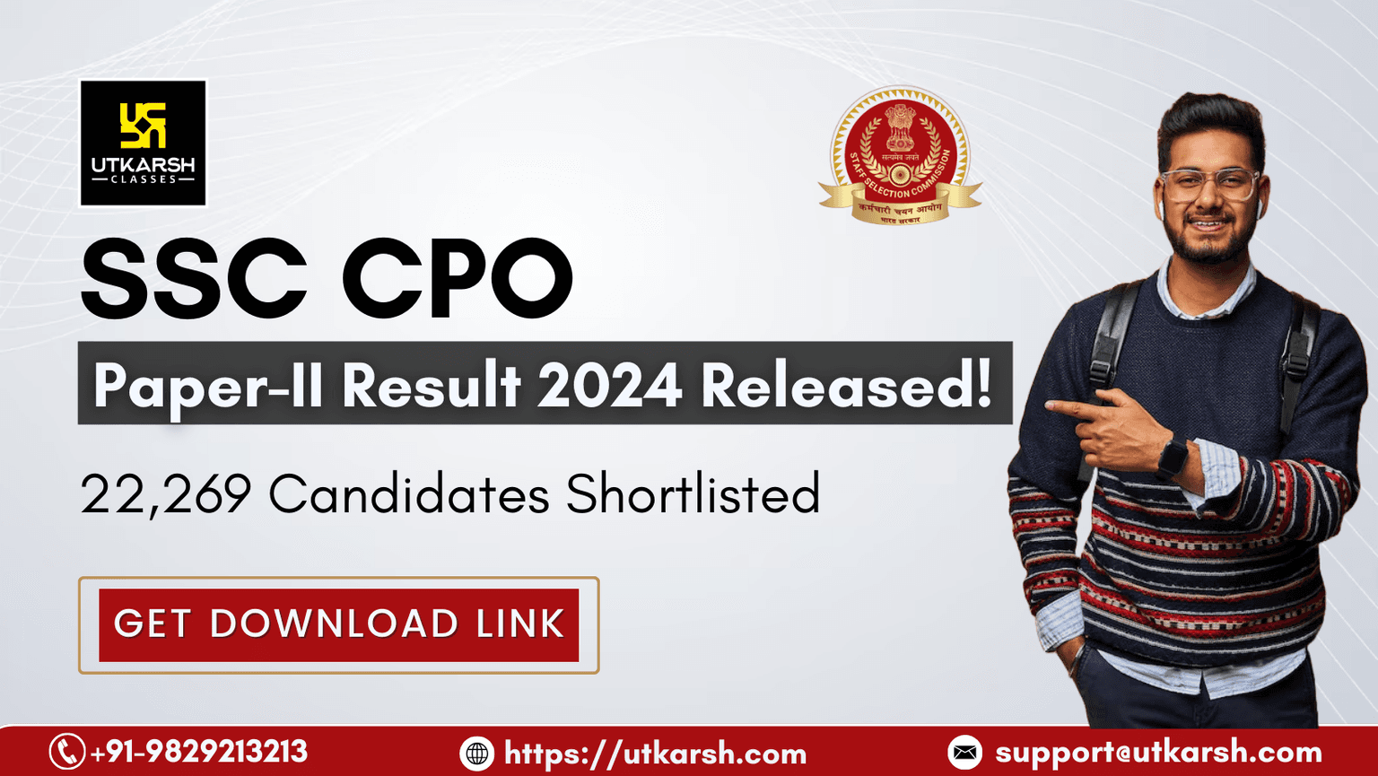 SSC CPO Paper-II Result 2024 OUT: Download Qualified Candidates List PDF