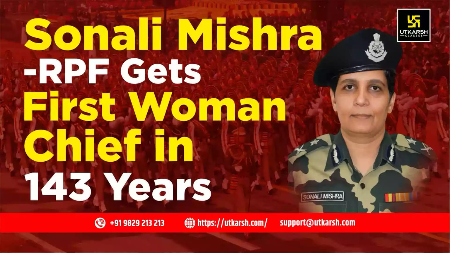 Sonali Mishra Appointed First Woman DG of Railway Protection Force