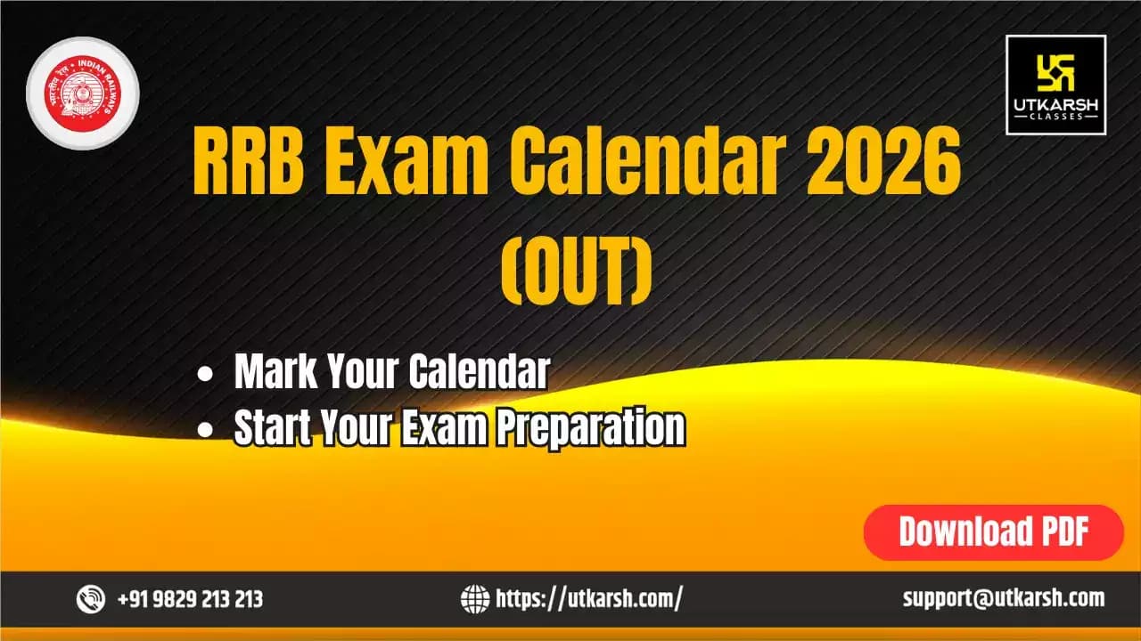 RRB Calendar 2026 OUT, Check NTPC, Group D, ALP & Other Exams Schedule