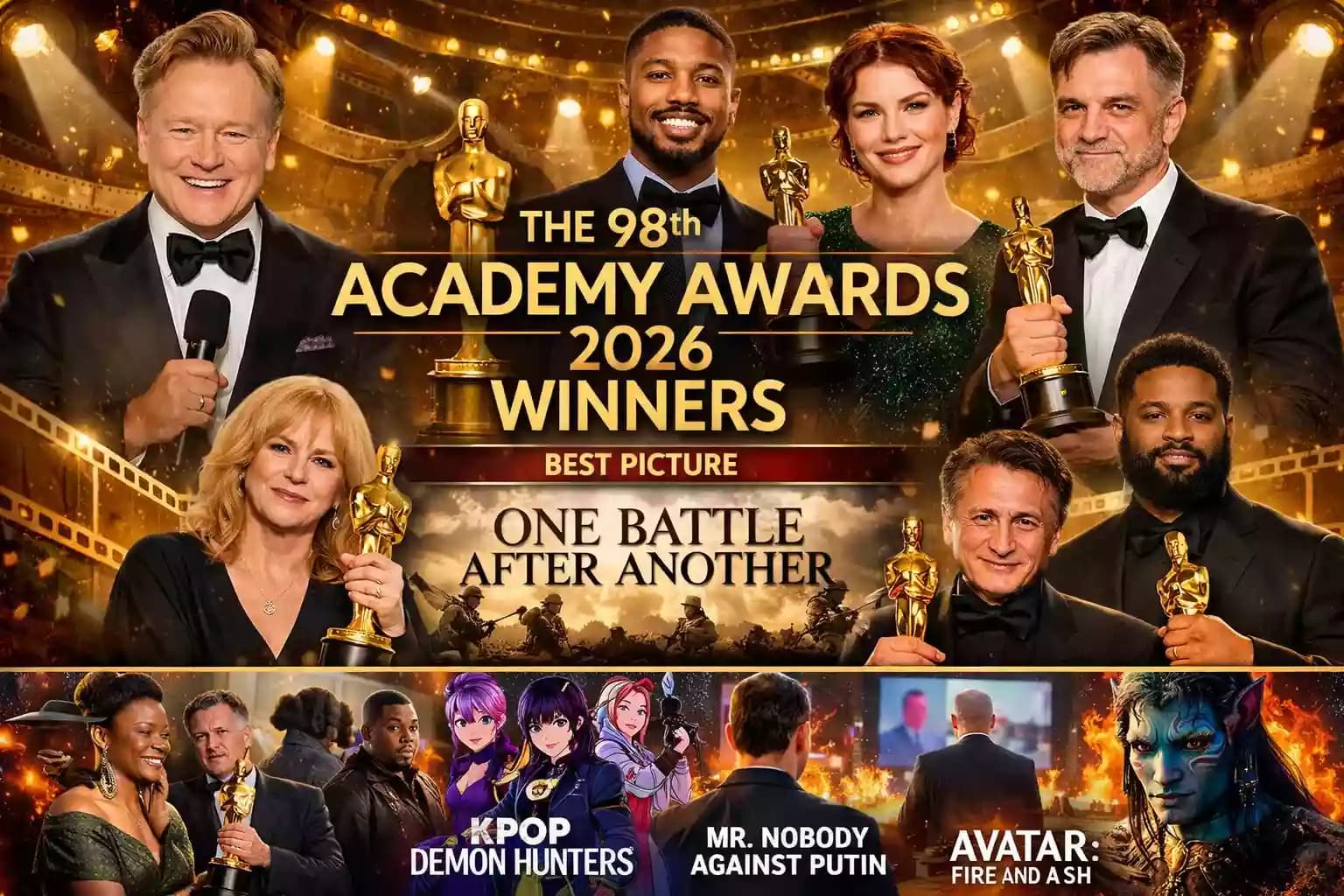 Oscars 2026 Winners: Best Picture and Top Awards