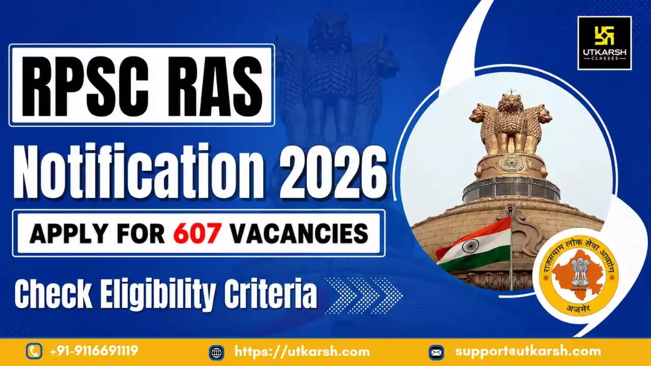 RPSC RAS Recruitment 2026 Notification out for 607 Vacancies; Check Details
