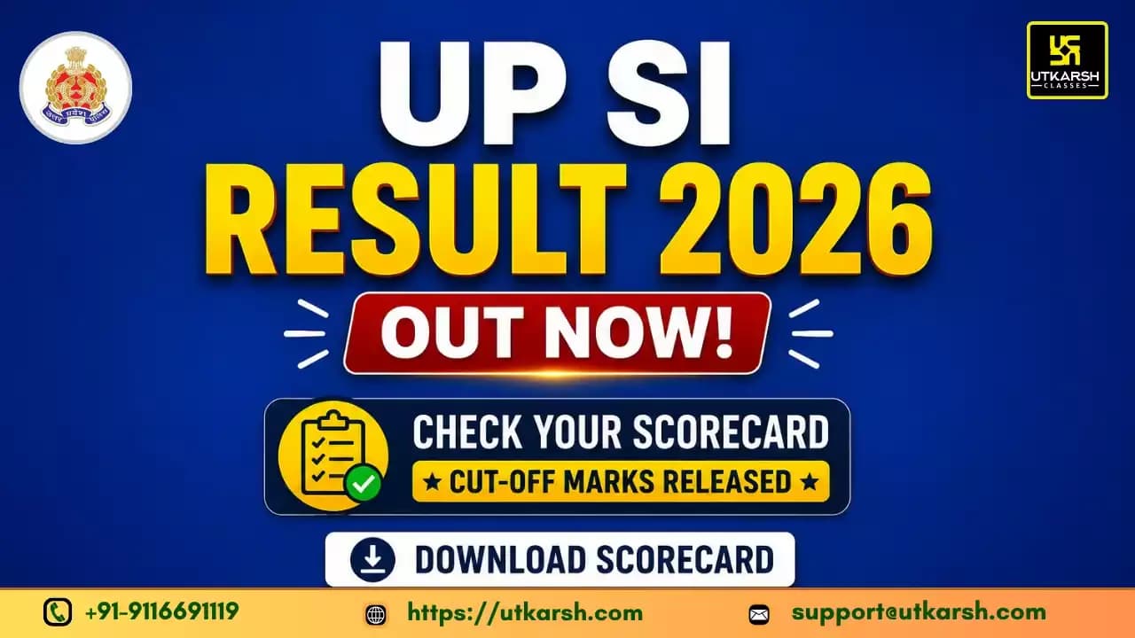 UP Police SI Result 2026 Out: Download Scorecard & Cut-off Marks