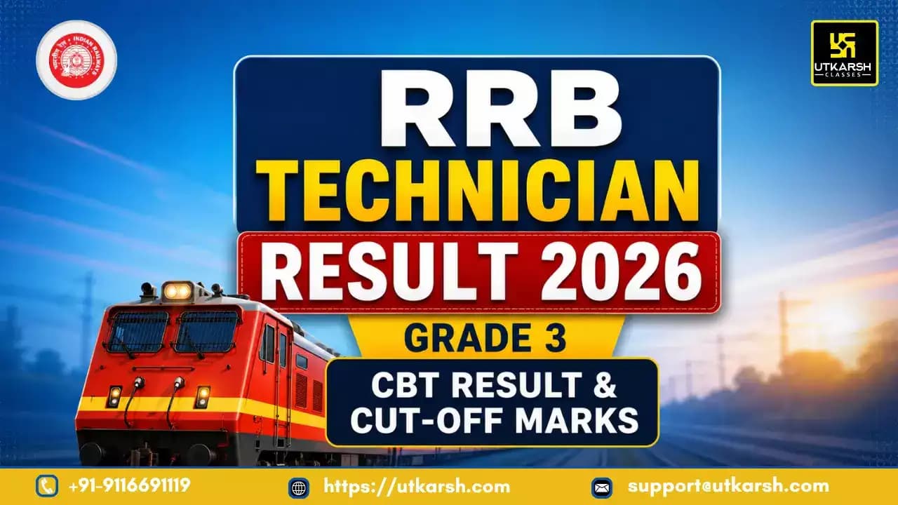 RRB Technician Result 2026: Grade 3 CBT Result & Cut-Off Marks