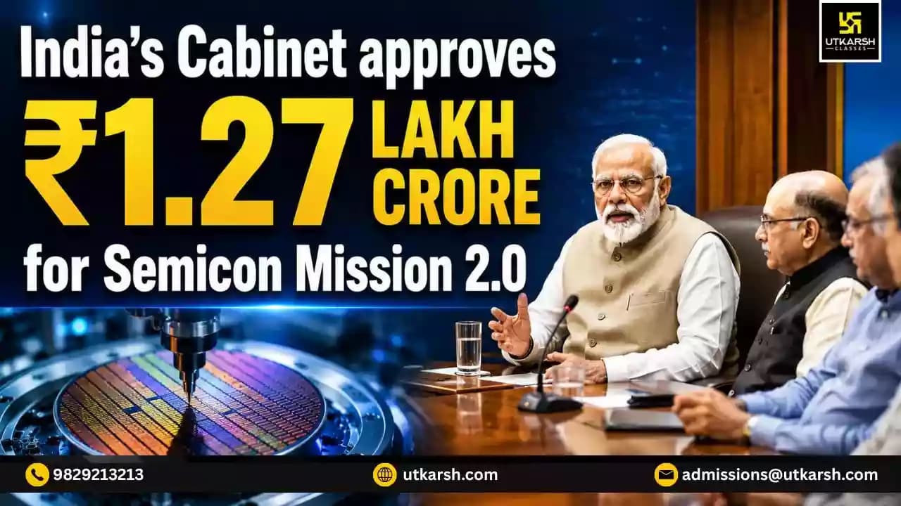 भारत की कैबिनेट ने सेमीकॉन मिशन 2.0 के लिए ₹1.27 लाख करोड़ को मंज़ूरी दी