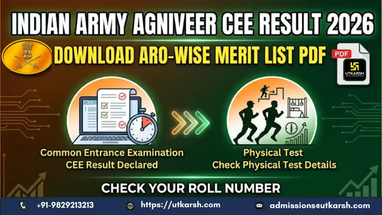 Indian Army Agniveer Result 2026: Download ARO-wise Merit List PDF