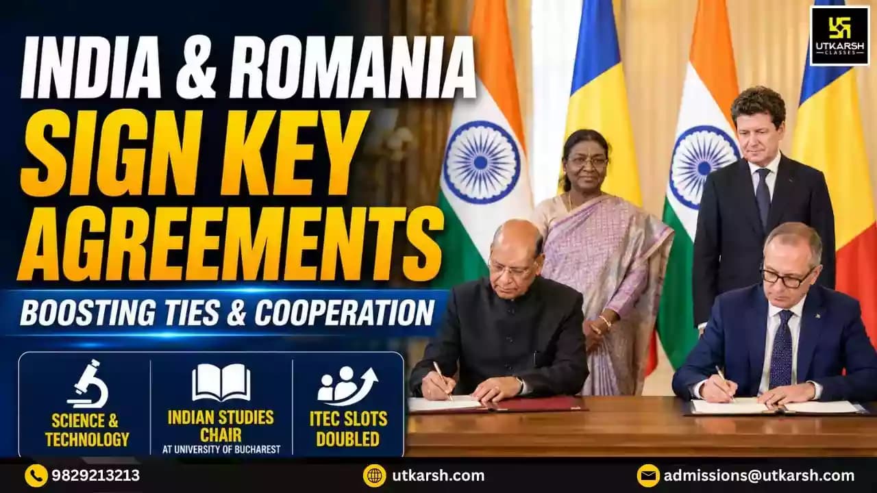 India and Romania Signed Three Important Agreements