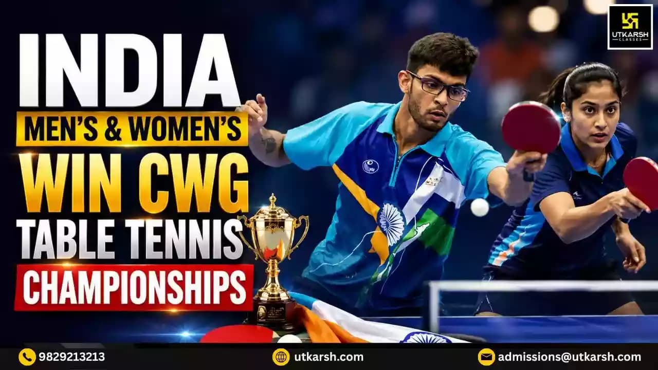 India Men's and Women's Win CWG Table Tennis Championships