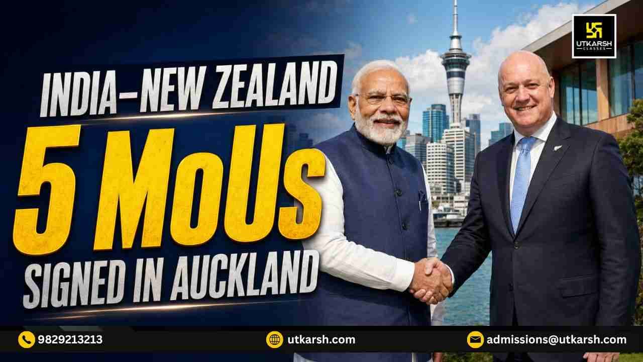 India-New Zealand Sign 5 Key MoUs, Launch Strategic Partnership