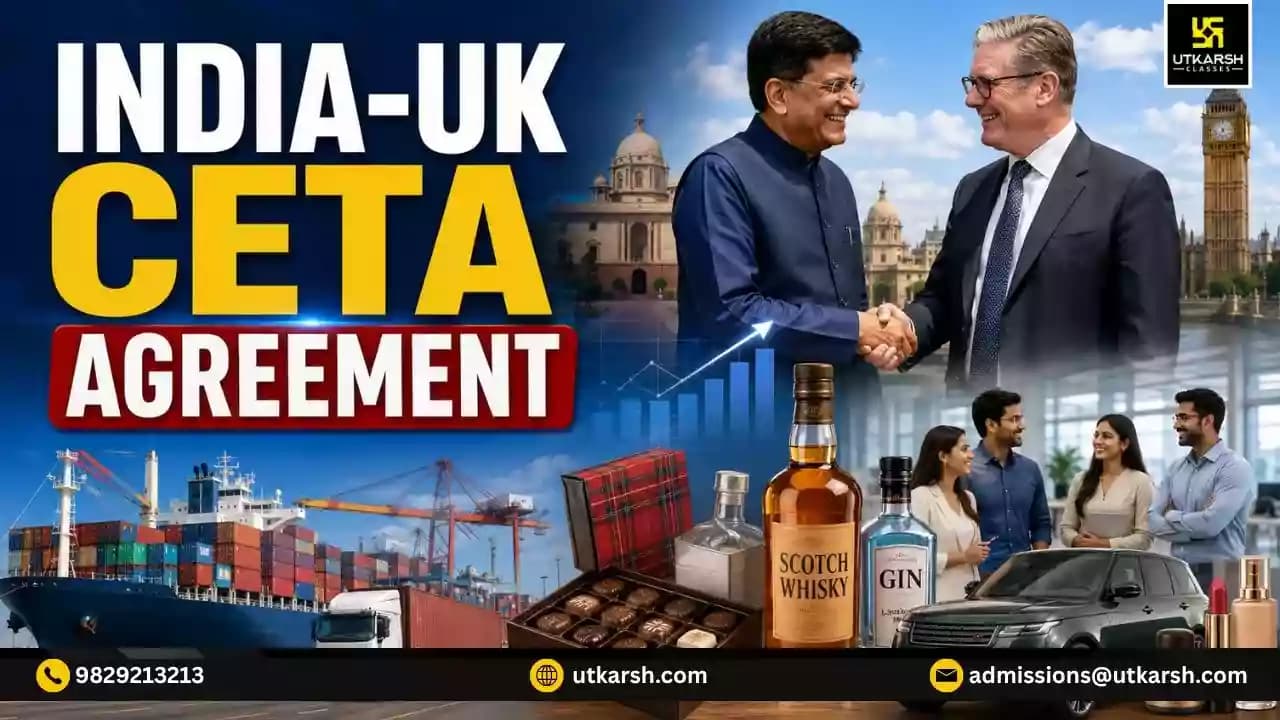 भारत-UK CETA समझौता: अवलोकन, आर्थिक लाभ और भारतीय उपभोक्ताओं पर प्रभाव
