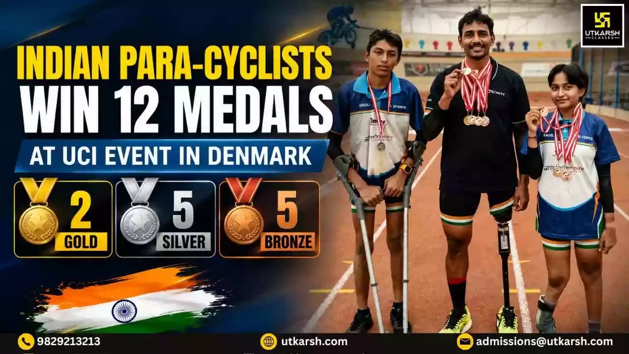 Indian Para Cyclists Secure 12 Medals at UCI Parasport Denmark Grand Prix