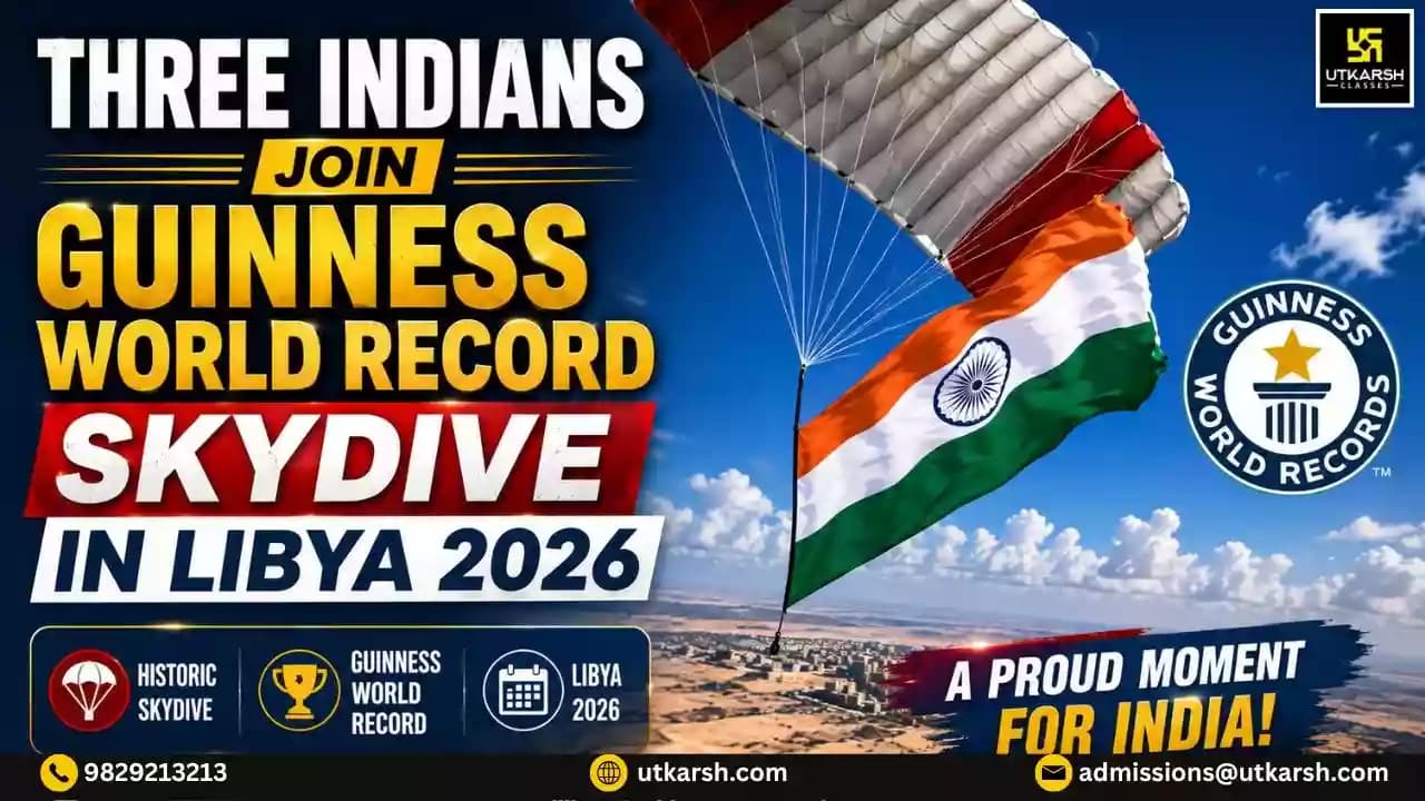 Three UAE-Based Indians Join 65 International Skydivers to Set Guinness World Record