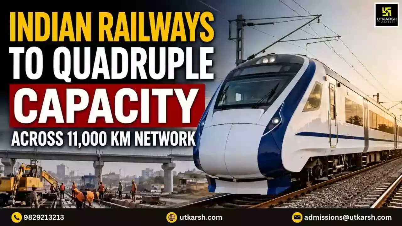 Indian Railways to Quadruple Capacity Across 11,000 km Network