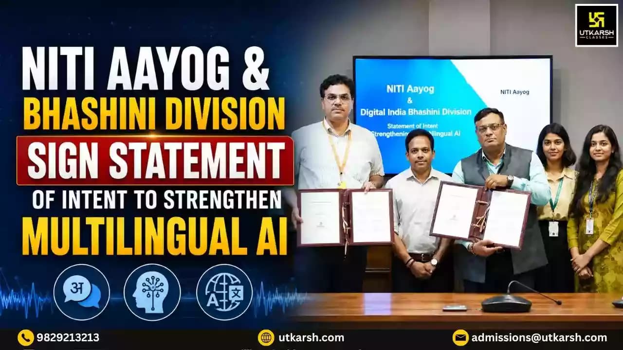 NITI Aayog and Digital India BHASHINI Division Sign Statement of Intent to Strengthen Multilingual AI