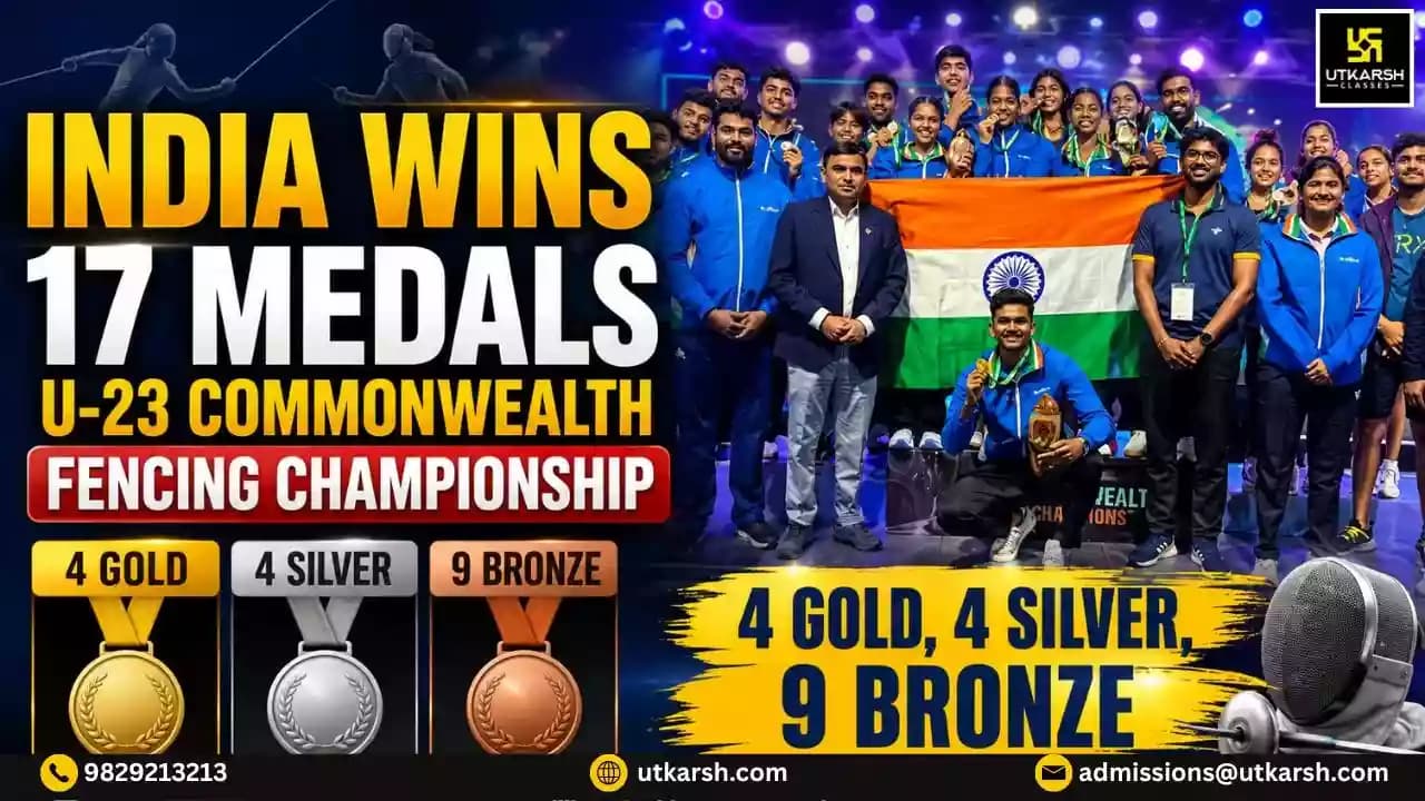 India wins 17 medals at U-23 Commonwealth Fencing Championship