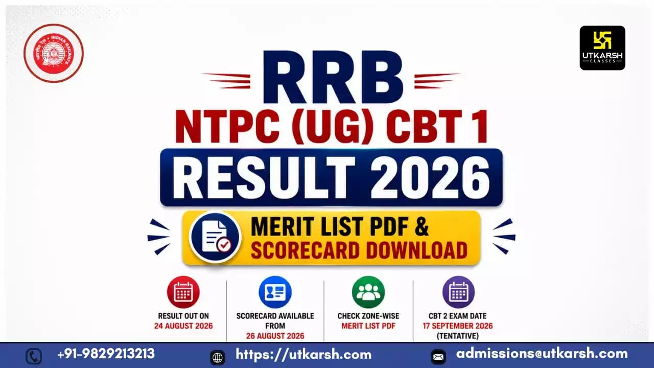 RRB NTPC UG CBT 1 Result 2026 Released: Get Zone-Wise Cut-Off & Download PDF