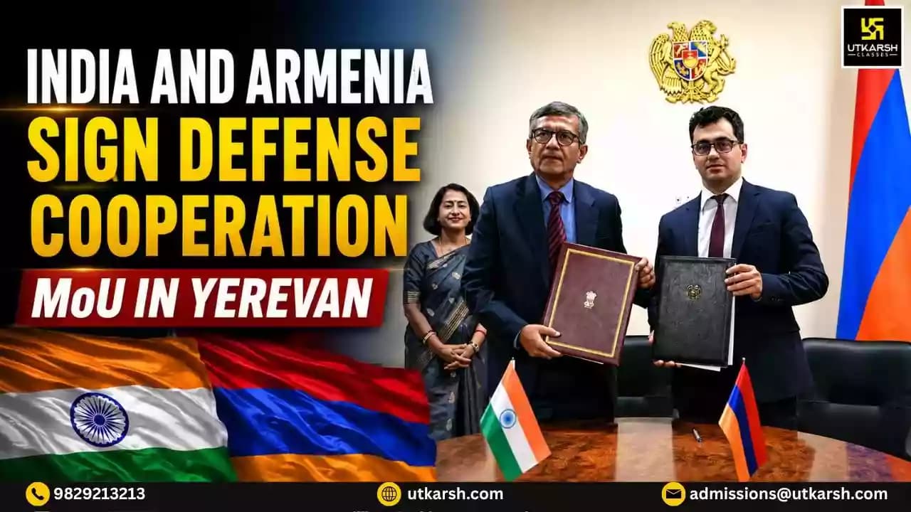 India and Armenia Sign Defence Cooperation MoU