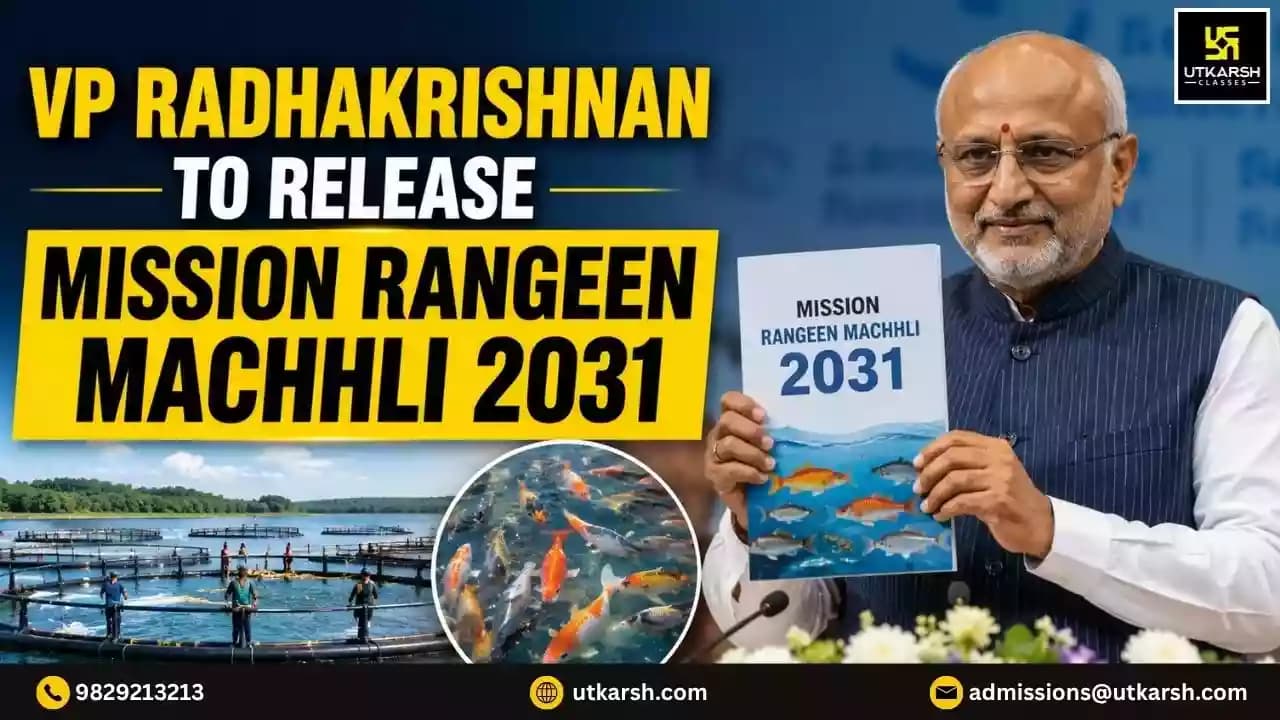 VP Radhakrishnan to release Mission Rangeen Machhli 2031