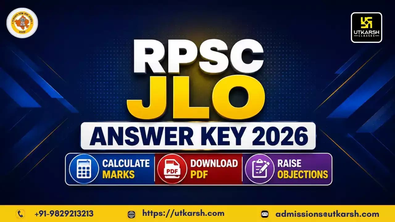 RPSC JLO Answer Key 2026: Calculate Marks, Download PDF & Raise Objections