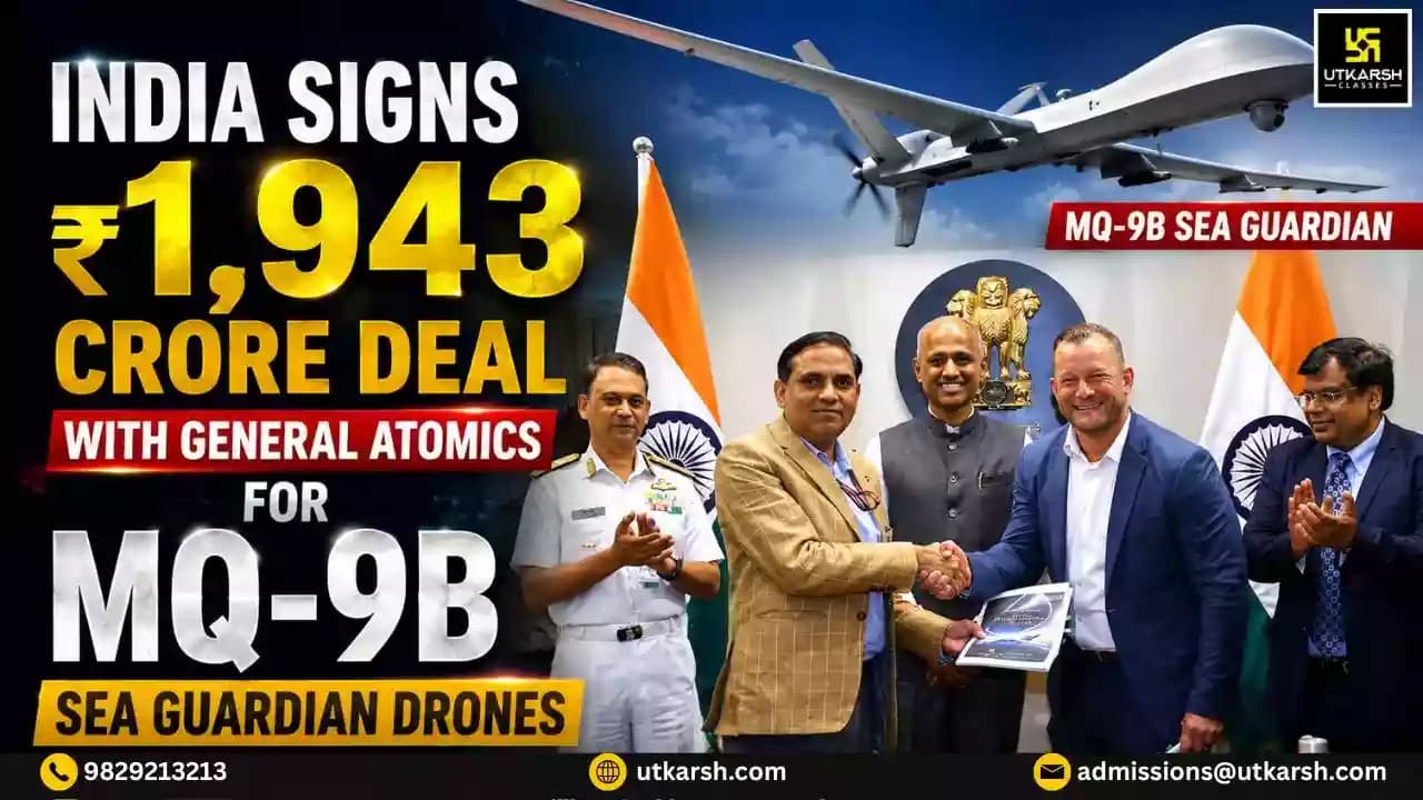 India Signs ₹1,943 Crore Deal With General Atomics for MQ-9B Sea Guardian Drones