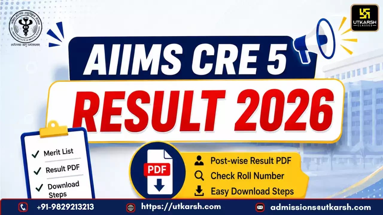 AIIMS CRE 5 Result 2026 Out: Check Merit List, Download Result PDF