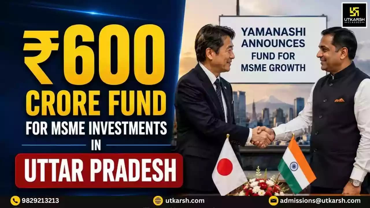 Japan's Yamanashi Announces ₹600 Crore Fund for MSME Investments in Uttar Pradesh