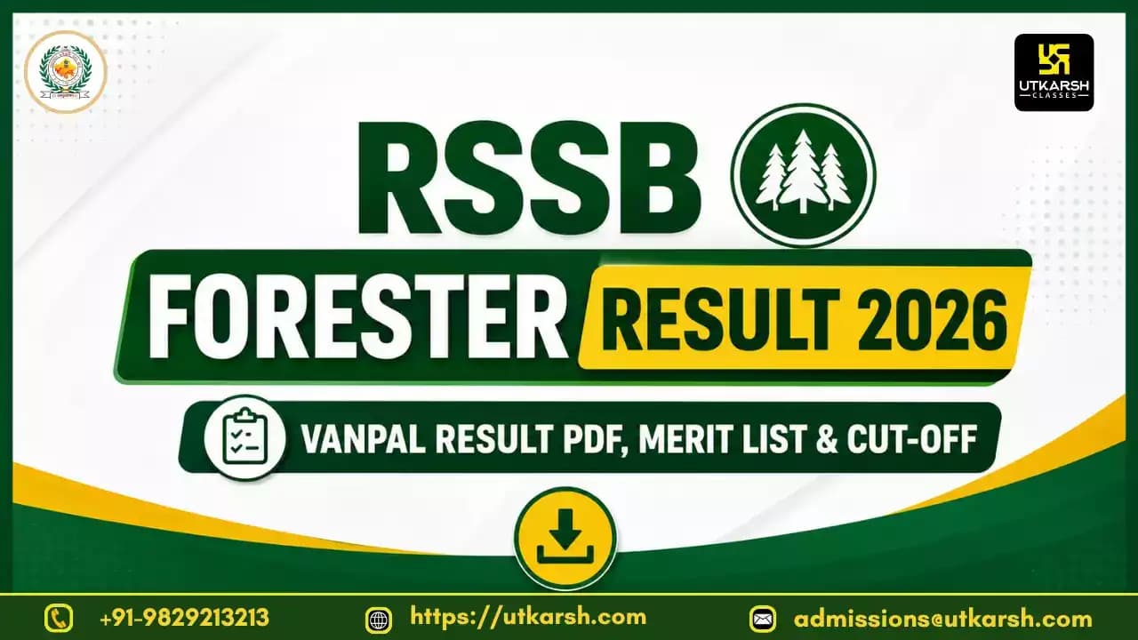 RSSB Forester Result 2026: Check Vanpal Result PDF, Merit List & Cut-Off
