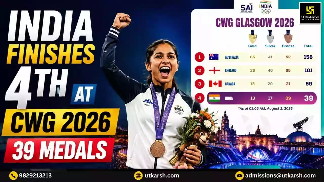 Commonwealth Games 2026 Final Medal Tally: India Finish 4th with 13 Gold, 17 Silver, 9 Bronze