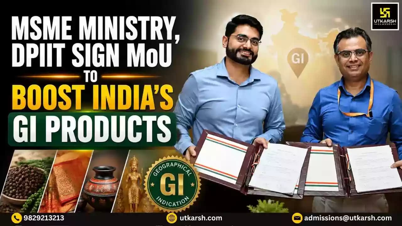 Ministry of MSME and DPIIT Sign MoU to Boost Global Reach of India's GI Products