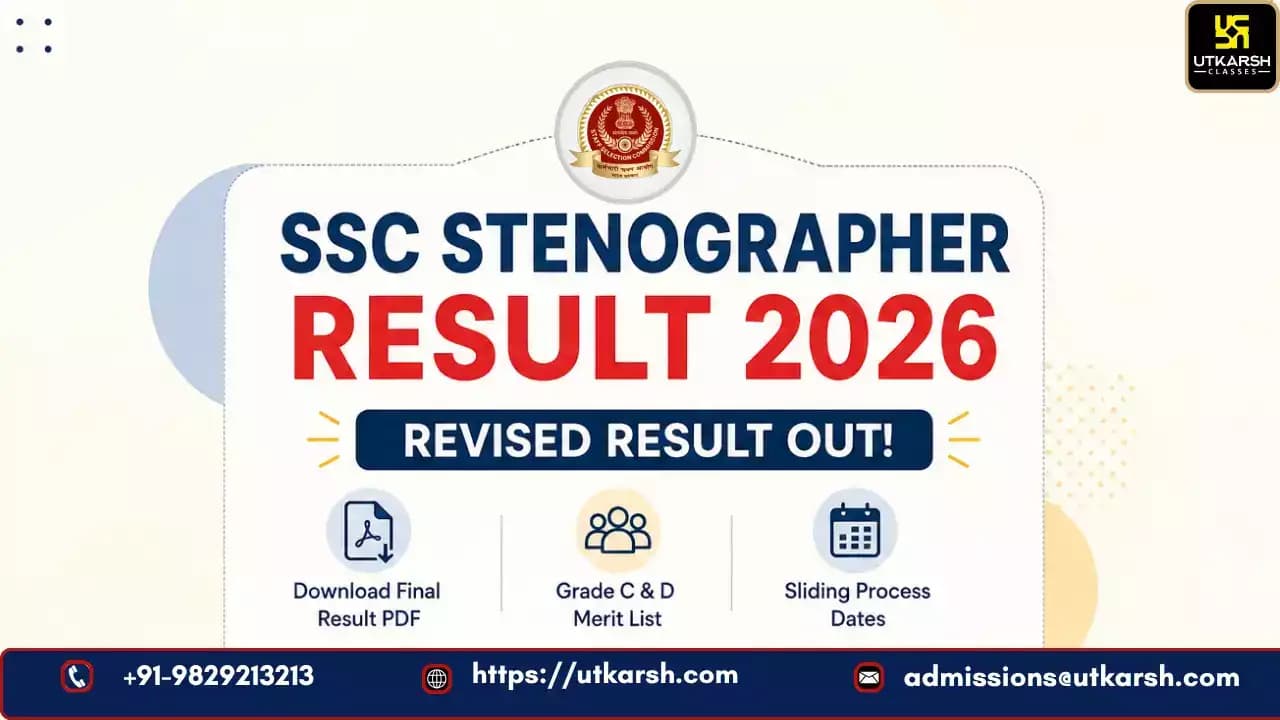 SSC Stenographer Result 2026 Out: Download Final Revised Result PDF