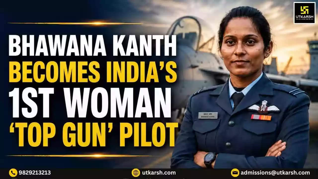 Squadron Leader Bhawana Kanth Becomes India’s 1st Woman 'Top Gun' Pilot