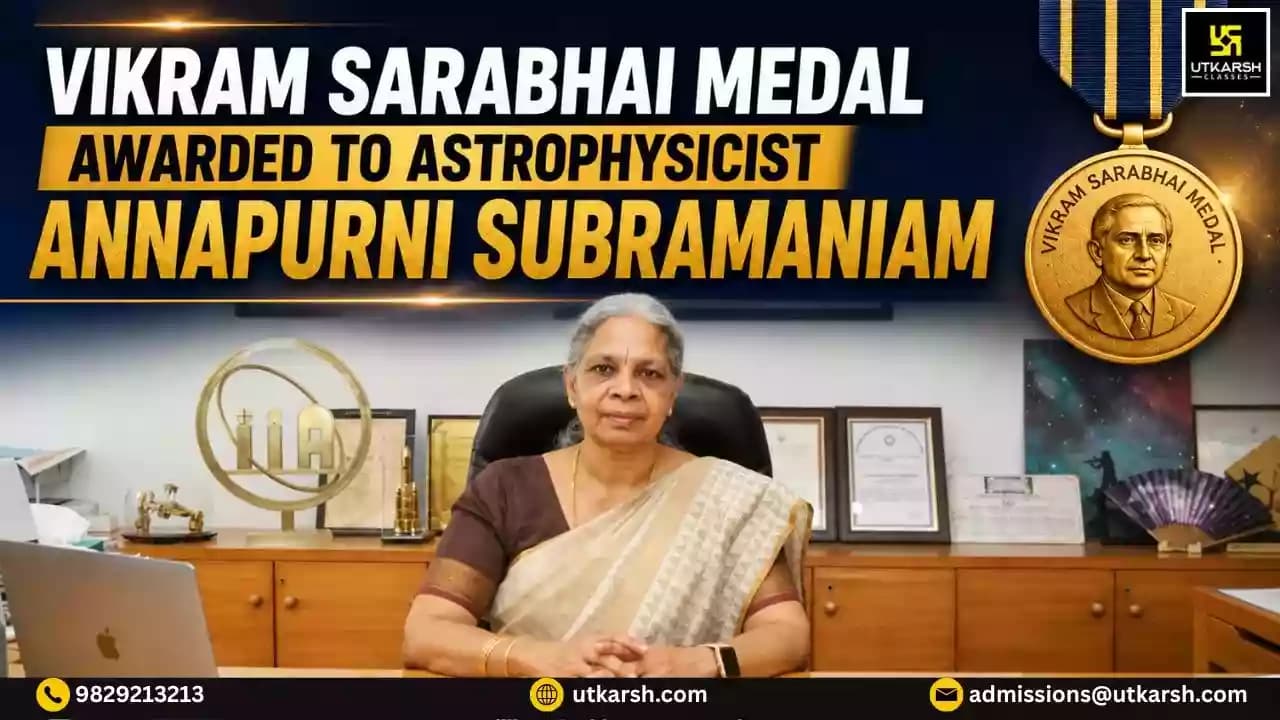 Vikram Sarabhai Medal Awarded to Astrophysicist Annapurni Subramaniam