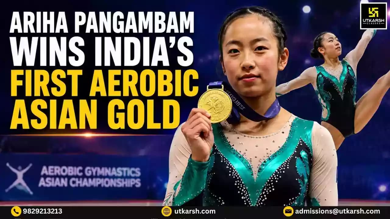 Ariha Pangambam Wins Historic Gold at Asian Aerobic Gymnastics