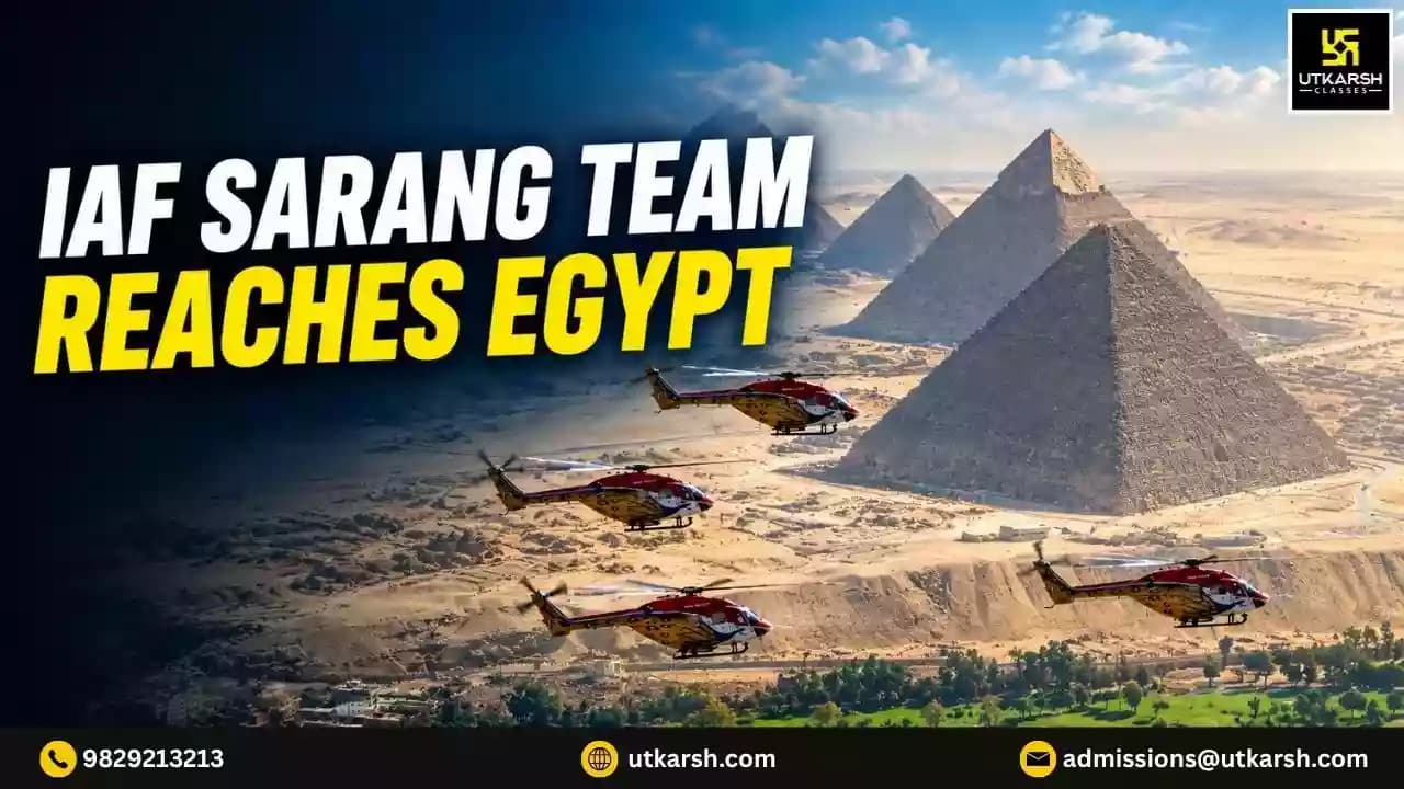 IAF Sarang Team Reaches Egypt for El Alamein Airshow 2026